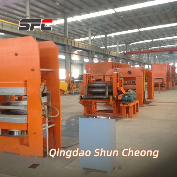 Independent Temperature Adjustment Conveyor Belt Vulcanizing Machine with PLC Control and Customization Options