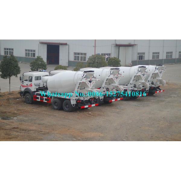 2638 380hp Beiben North Benz Brand New 6x4 10 wheeler 8cbm Concrete Cement Transit Mixer Truck for DR CONGO
