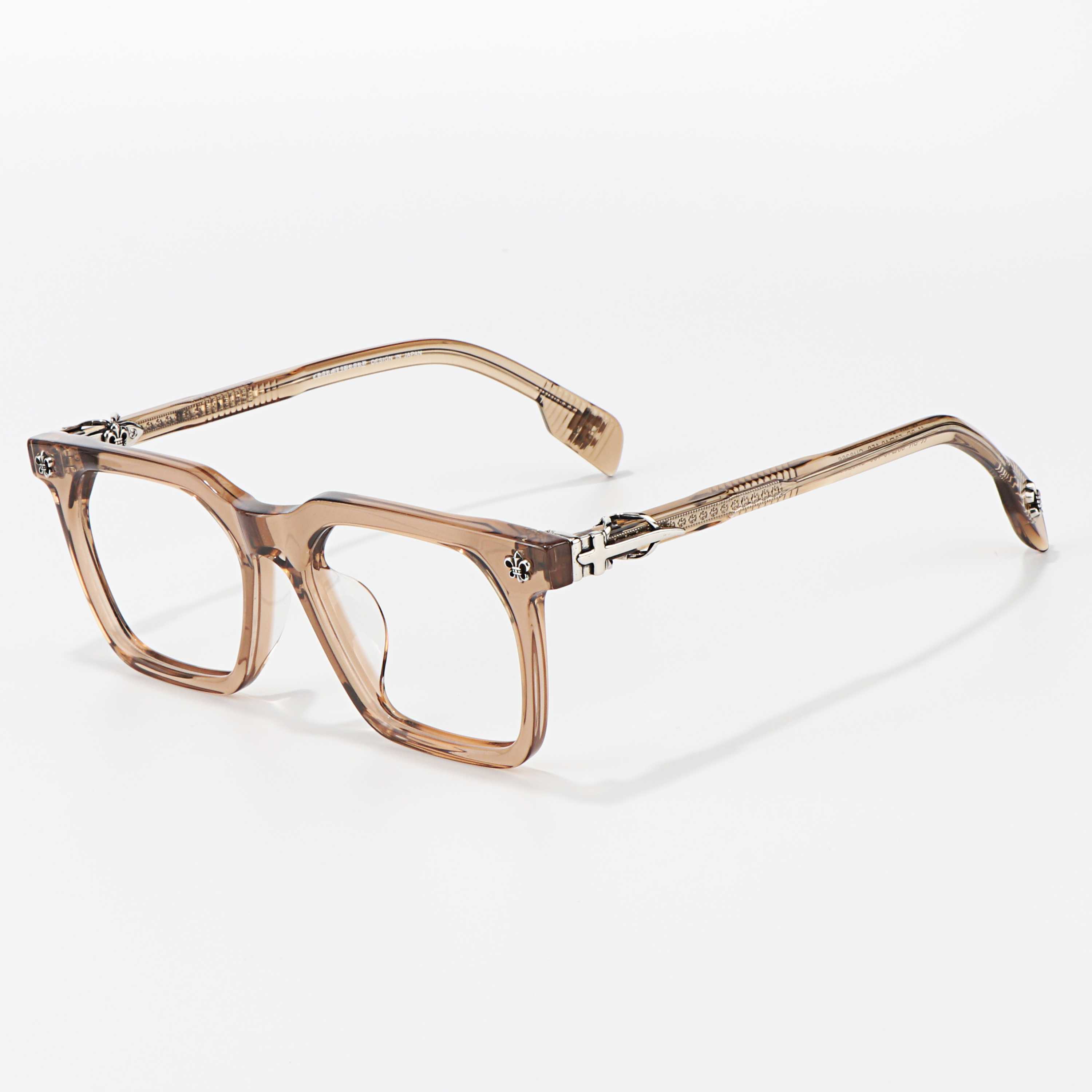 New Full Frame Style Shape Lightweight Durable Gold Tortoiseshell Grey Green Tea Luxury Brand Men's Women Glasses Frame for Men