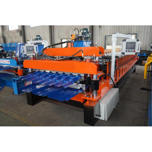 Metal Ibr Roof Double Layer Roof Roll Forming Machine With High Strength Press