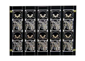 FR4 High Tg Black Solder Mask Single Sided PCB