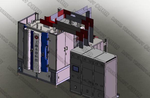 MF Magnetron Sputtering PVD Vacuum Coating Machine,  TiN MF Sputtering Deposition Unit
