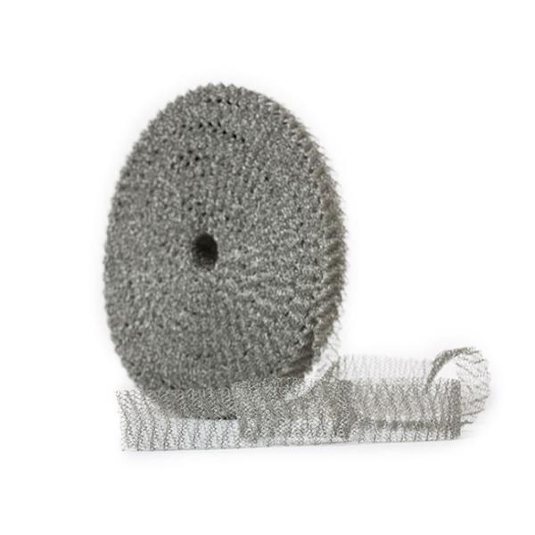PP/SS316 связали форму зерна ширины dia 1000mm ткани сетки 0.5mm волнистую