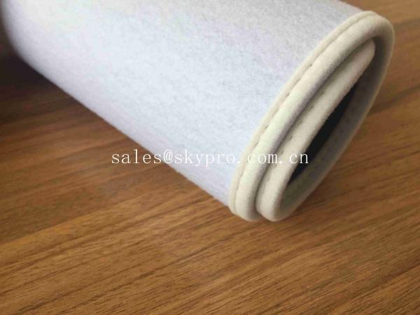 Impressão vazia não tecida lavável com as esteiras de porta da borracha natural de Whipstitch do lado de veludo