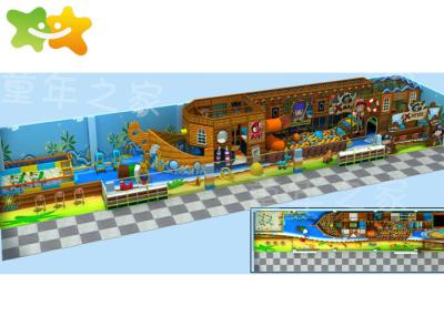 Children Pirate Ship Large Kids Indoor Playground Equipment Easy Maintain