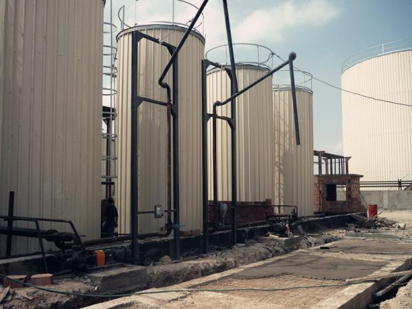 Carbon Steel Asphalt Emulsion Storage Tanks Sturdy For Bitumen Tank Farm