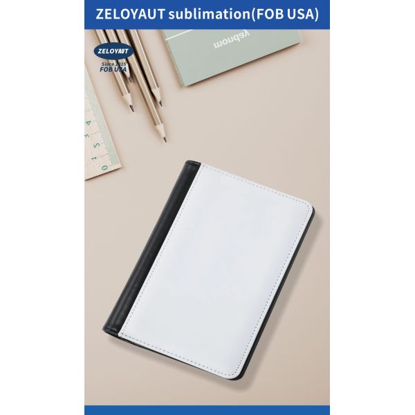 Promotion Sublimation Notebook A5/A6 Glossy/Matte PU Leather Custom Logo Personalized Notebooks for Student Gifts