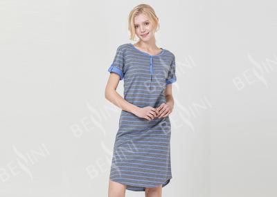 Comfortable Women'S Short Sleeve Nightgowns , Ladies Night Sleeping Dress
