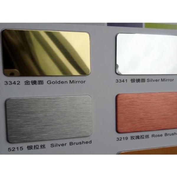 Mirror Anodize Aluminum Composite Panel For Interior Wall Decoration 2mm Thickness
