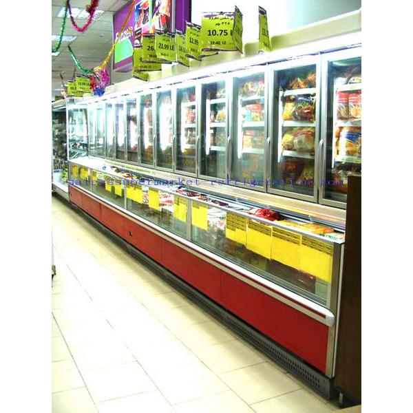 Combination supermarket refrigerator and freezer - St. Pawl