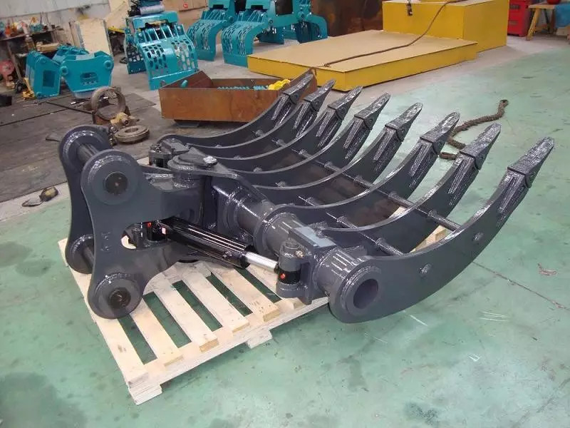 Мини грабл ландшафта Kubota зубов ширины 8 грабл 4ft щетки экскаватора