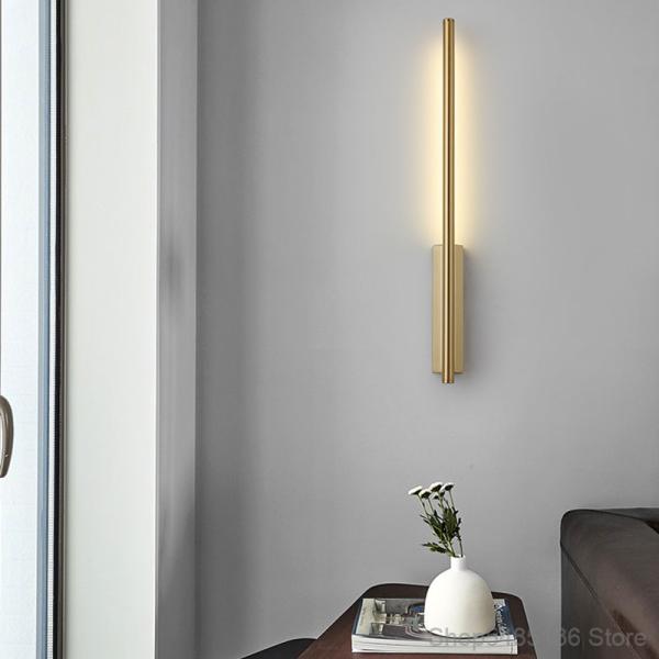 Golden Bedroom Bedside Wall Light Bathroom Mirror Front Lamp Link LED Reading Wall Sconce(WH-OR-225)