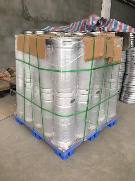 20L US beer keg slim shape, stacakable, with  D type sankey spears for micro brewery