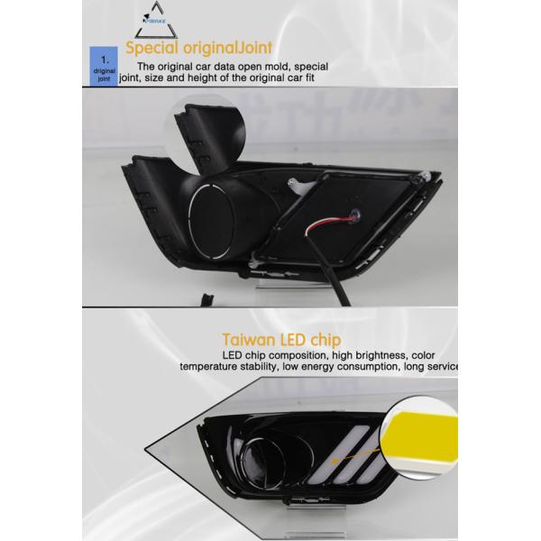 Smrke For Jeep Compass 2016-2017  Mustang Style Cob Led Daytime Running Lights