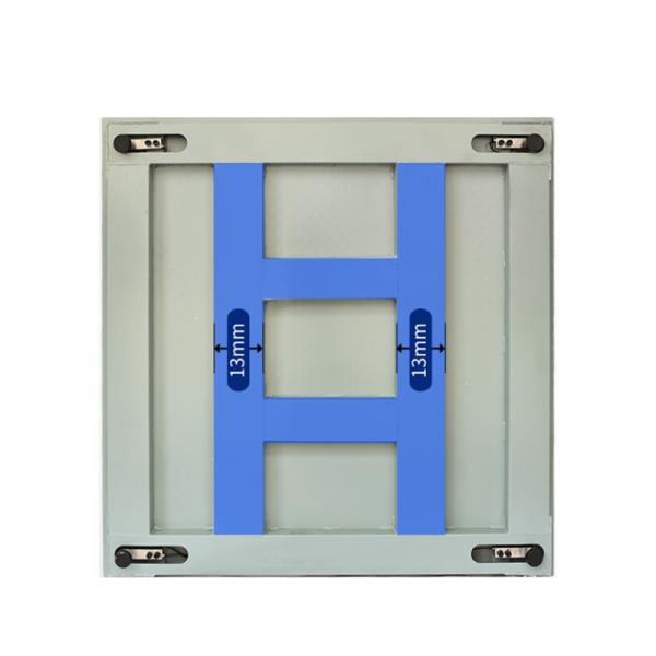 Básculas digitales LED para pesaje de ganado de 1 tonelada con jaula, rendimiento estable, báscula industrial de piso para trabajo pesado