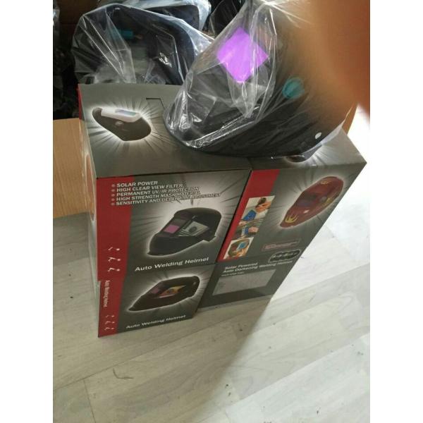 Lithium Battery Solar Power Supply Welding Material Auto Darkening Welding Helmet Safety