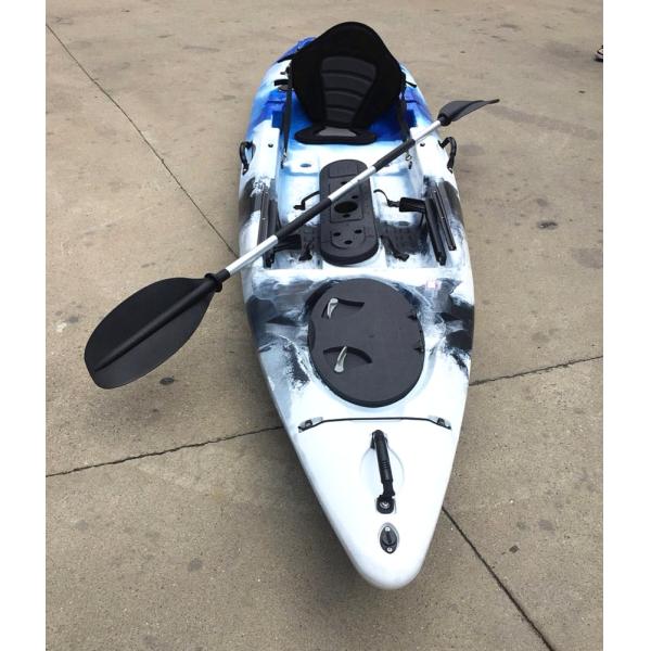 Фабрика подгоняет сверхмощным облегченным цвет нейлона стеклоткани затвора каяка подгонянный лезвием