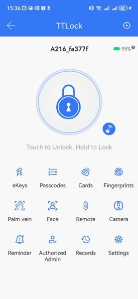 Facial Recognition / Cat Eye Video / Palm Vein Smart Door Lock IP65 Alumminum