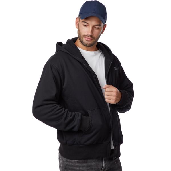 Polyester passionné électrique S-3XL de veste de visibilité élevée noire