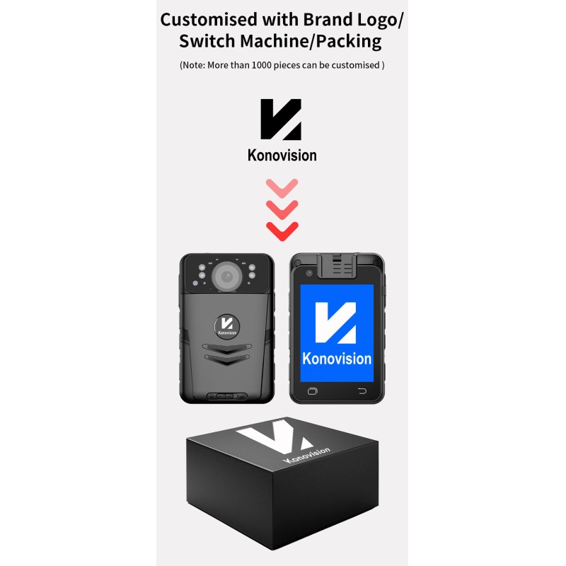 Factory Price 4G Noise Reduction Body Worn Camera with EIS CMOS Camera IP68 Flash Alarm 2 Meters Drop G-Sensor Camera for Record