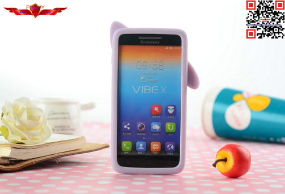 Hot Selling 100% Brand New Rabbit Cartoon Silicone Cover Case For Lenovo S960 Multi Color