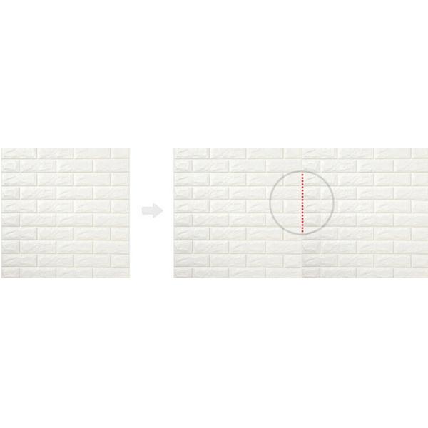 DIY Self Adhesive EVA Foam Wallpapers 3D Brick Wall Stickers for Modern Living Room Decor and Waterproof TV Background