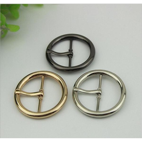 Simple Design 3 Color Garment Accessories Zinc Alloy Metal Pin Belt Buckle 31 MM For Purse