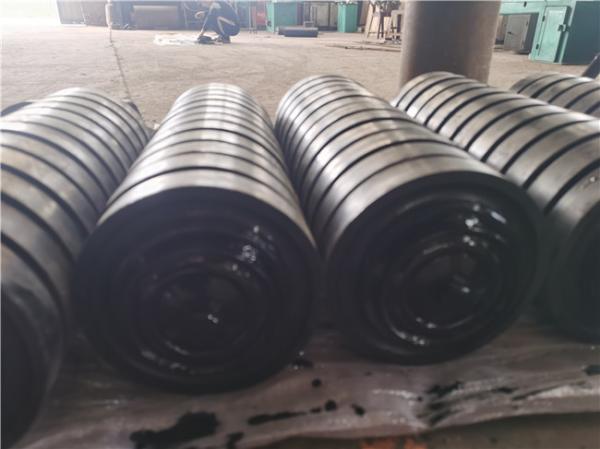 Disc Return 190mm Conveyor Impact Roller With Deep Groove Ball Bearing