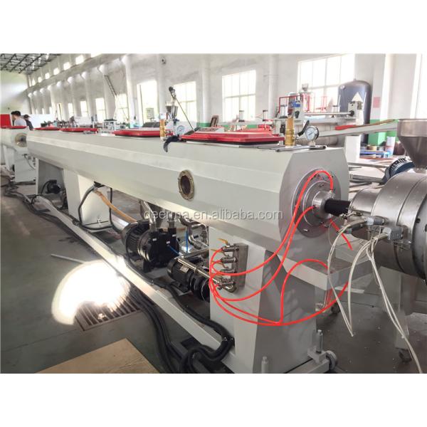 SJ90/30 PPR Pipe Extruder 160mm - 250mm PPR Pipe Extrusion Machine For Drain Pipe