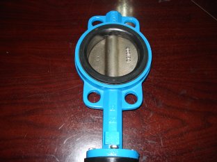 API 609 / ISO 5752 / BS5155 Standard One Shaft Without Pin Type Wafer Butterfly Valve