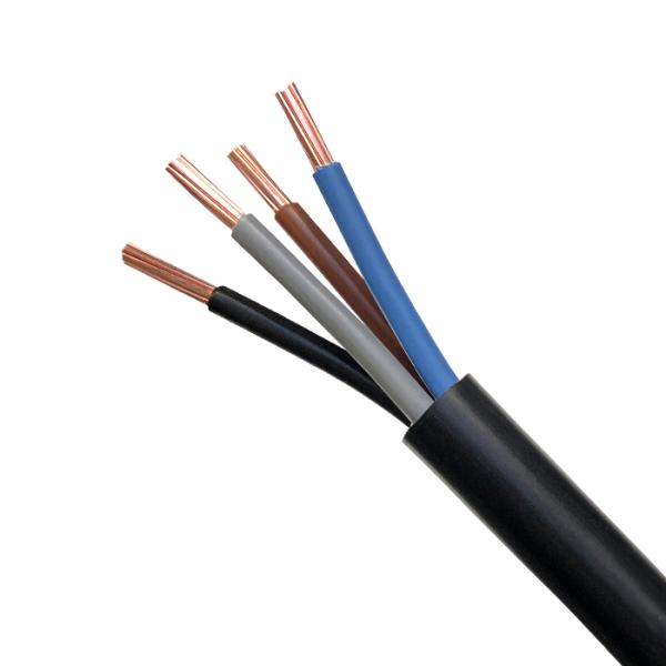 NYY Cable 3Cores 5Cores Low Voltage Cable 0.6/1KV PVC Insulated and Sheathed Cu Conductors