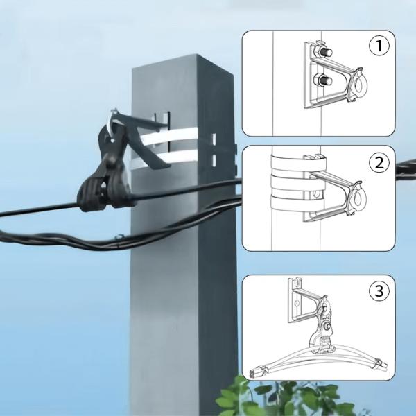 ABC ADSS Cable Suspension Clamps For Overhead Power Line