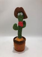 Peluche électronique parlant le disque de Sunny Cactus Toys Dancing Singing pour des filles de bébés garçon