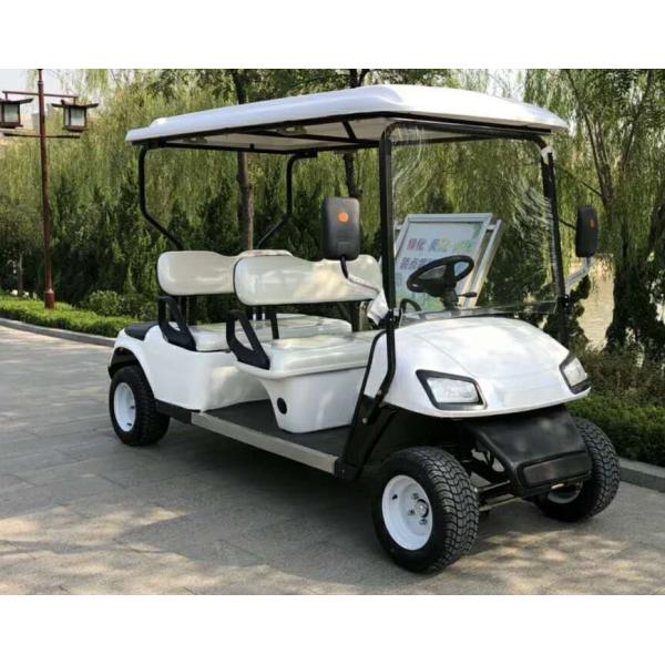 Стандартная перезаряжаемая 4-местная тележка для гольфа 3,5 кВт двигатель переменного тока четырехколесная электрическая тележка для гольфа