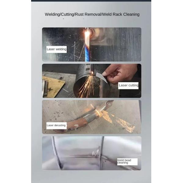 Metal Part Laser Welding Mini 4 in 1 Air Cooled 1500w 2000w Handheld Machine for Carbon Steel Stainless Steel Aluminum