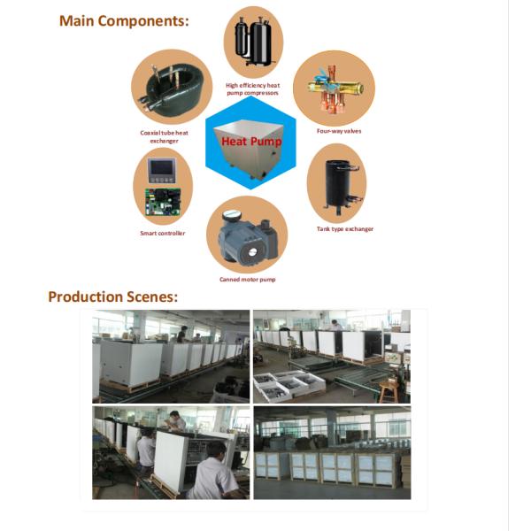 Energy Saving 16KW 18KW 20KW 22KW Air to Water Heat Pump with Inverter Compressor