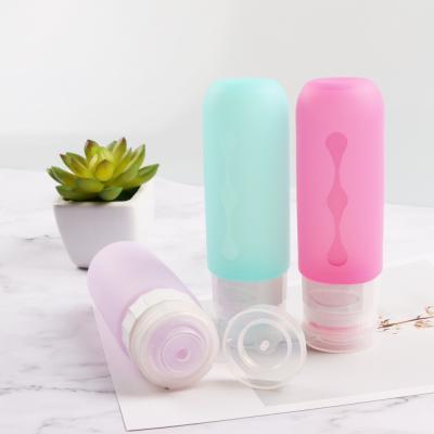 90ml Stock Portable outdoor Office Costometic Kit Silicone Travel Bottle