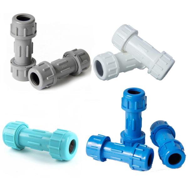 Quick and Pipe Connection with PVC Plastic Compression Fitting Coupling from Chinese