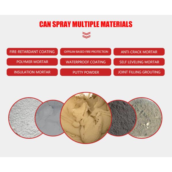 5.5kw 35L Concrete Wall Plastering Machine 380V Gypsum Lime Plaster Machine