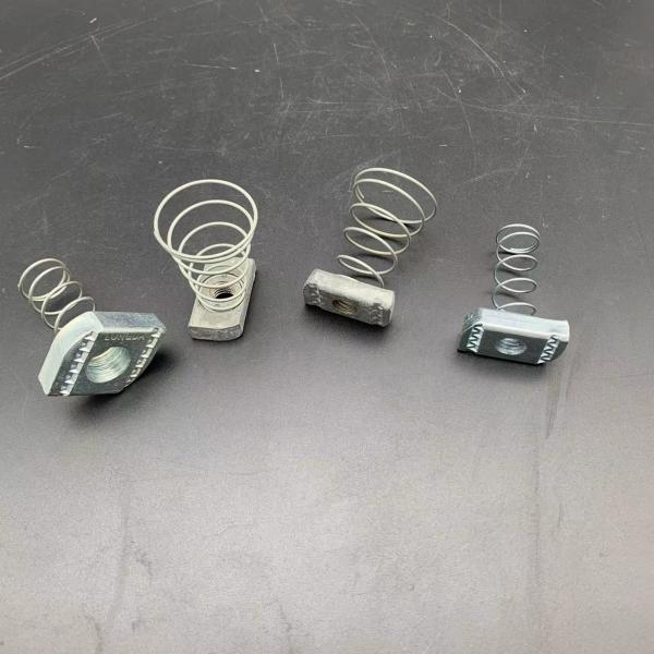 m4 m6 m10 Lock Strut Nut Channel Nut Slotted Metal Steel Unistrut Spring Nut