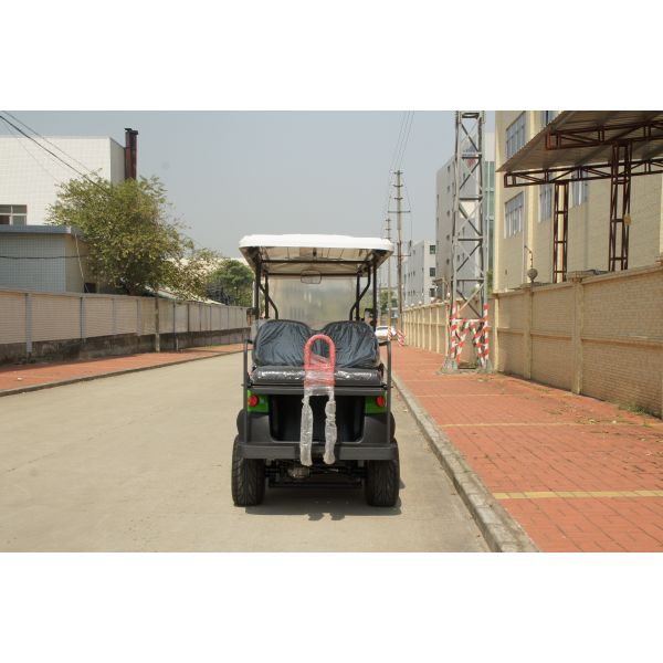 Lifted 4 Seats 2 Rears Electric Golf Buggy Lithium Battery Accessories Customizable