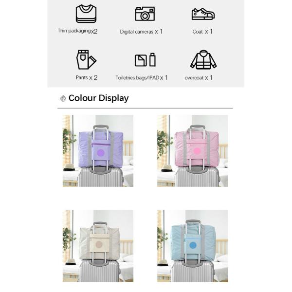 Sympathybag Promotional Cheap Durable Waterproof Nylon Folding Storage Travel Bag Foldable Duffel Bag Large Travel Tote Bag