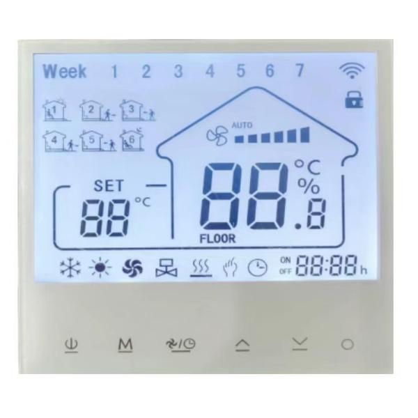Wifi Tuya Smart Thermostat Touch Screen Seven Day Weekly Programmable