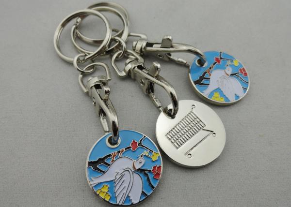 Iron One Euro Trolley Coin, Shopping Trolley Tokens with Die Stamping for Shop, Store, Collection