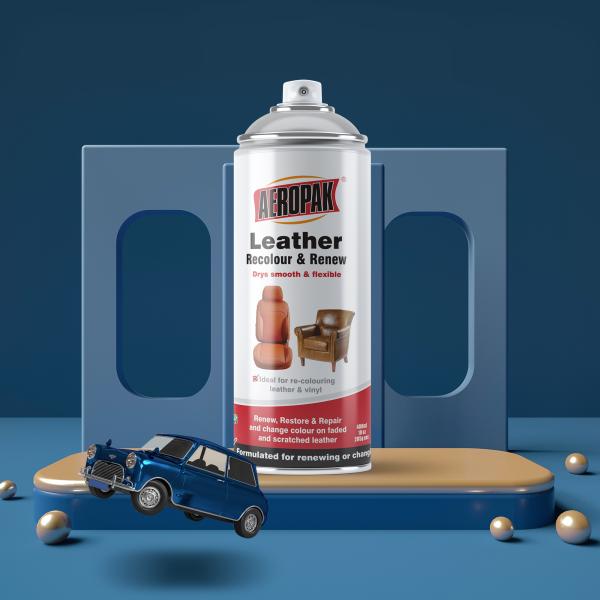 Spray Renovador de Cuero de 400 ml para Tapicería Automotriz y Muebles