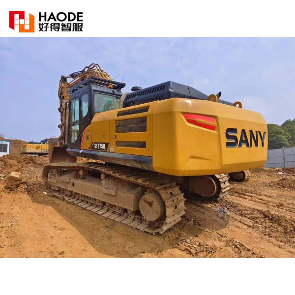 Earthmoving Machinery Construction Equipment Excav Digger Crawler Excavator Sany 375 Used 37ton Used Large Excavators