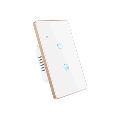 toque esperto esperto neutro da parede do interruptor 2.4G de 600W WiFi RF fora do grupo 2