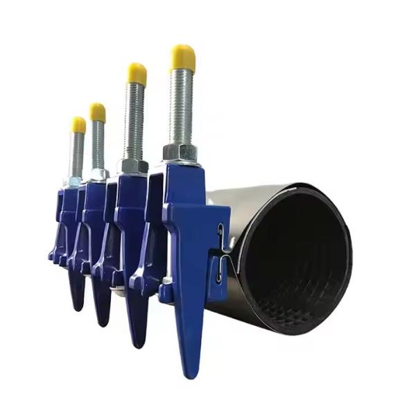 100mm-400mm SS Repair Clamp SS304 Full Circle Repair Clamp Ductile Iron