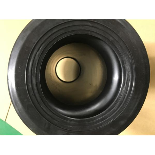 Straight Toilet Drain Pipe Small Friction Resistance Black And White Combination