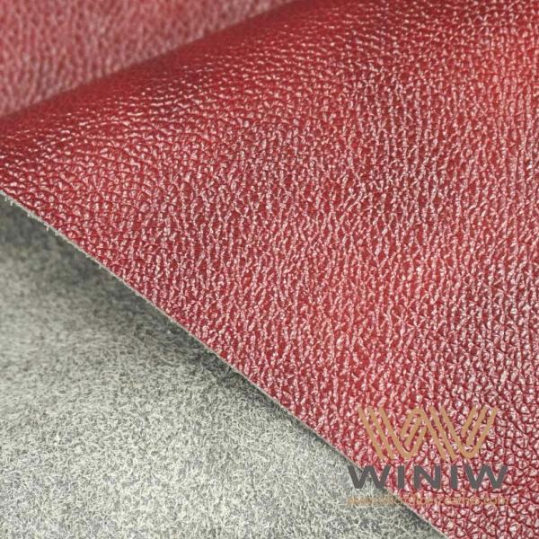 Synthetic Faux Leather Upholstery Fabric Embossed For Furniture Sofa Upholstery